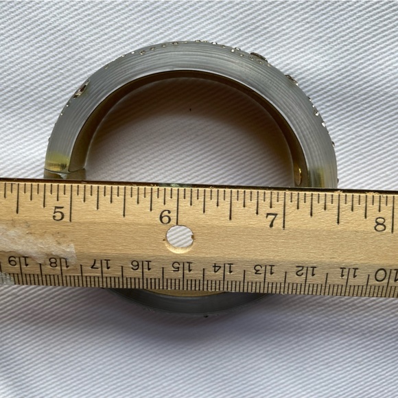 NWOT ALEXIS BITTAR BRACELET   BLUE with RHINESTONES. - Picture 5 of 7